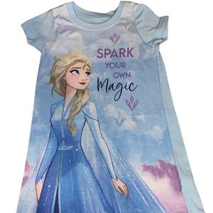 Disney Frozen II blue nightgown- girls size 6